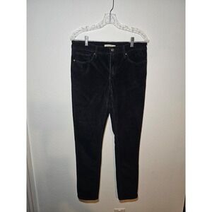 Levi's 311 Shaping‎ Skinny Corduroy Black Pants Women's Size 31